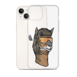 Llama Mullet iPhone Case - Clear