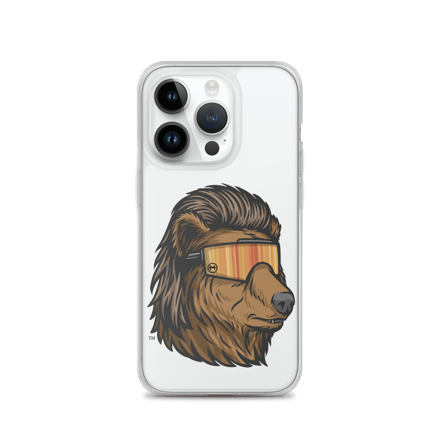 Bear Mullet iPhone Case - Clear