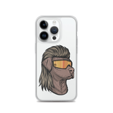 Chocolate Lab Mullet iPhone Case - Clear