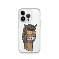 Llama Mullet iPhone Case - Clear