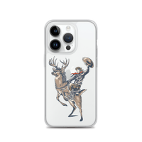 Deer Mullet Cowboy iPhone® Case - Clear