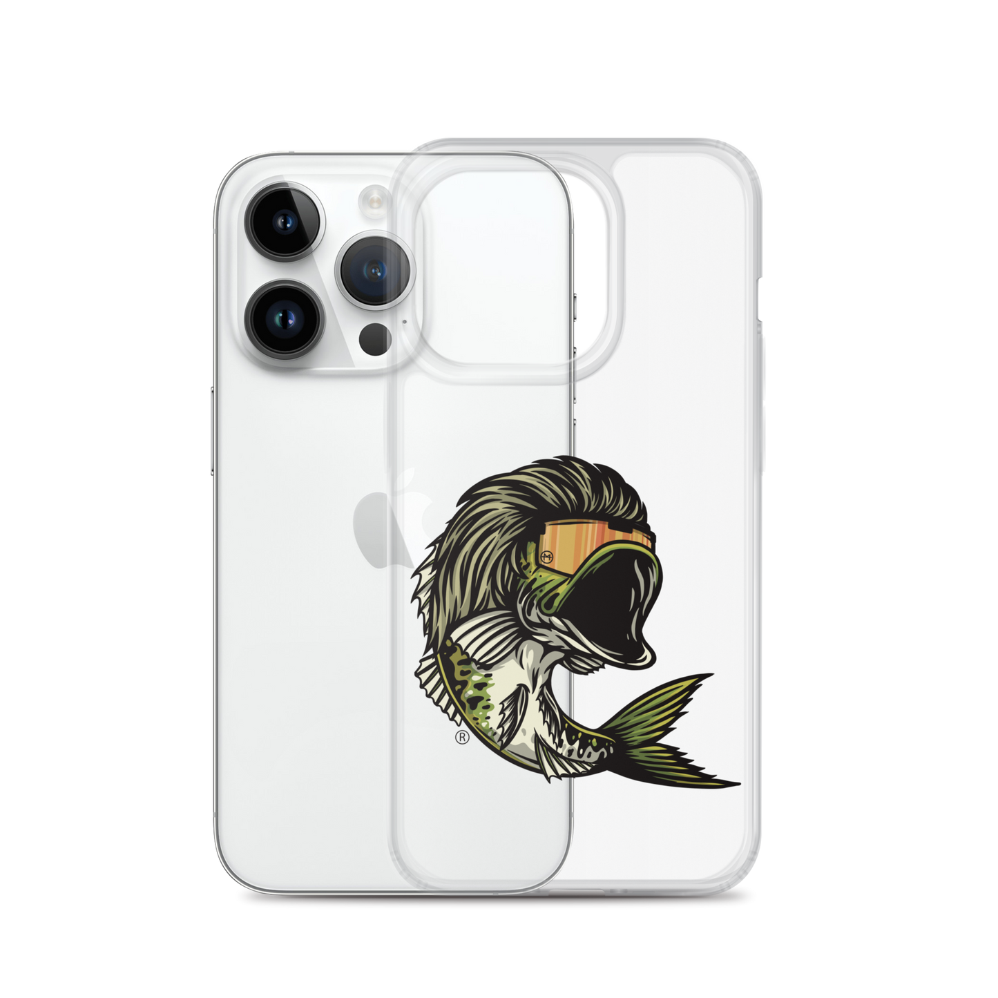 Bass Mullet iPhone Case - Clear
