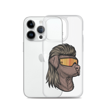 Chocolate Lab Mullet iPhone Case - Clear