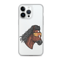 Horse Mullet iPhone Case - Clear