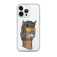 Llama Mullet iPhone Case - Clear