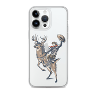 Deer Mullet Cowboy iPhone® Case - Clear