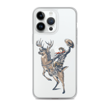 Deer Mullet Cowboy iPhone® Case - Clear