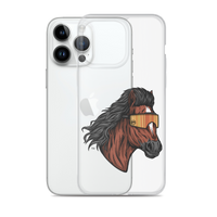 Horse Mullet iPhone Case - Clear