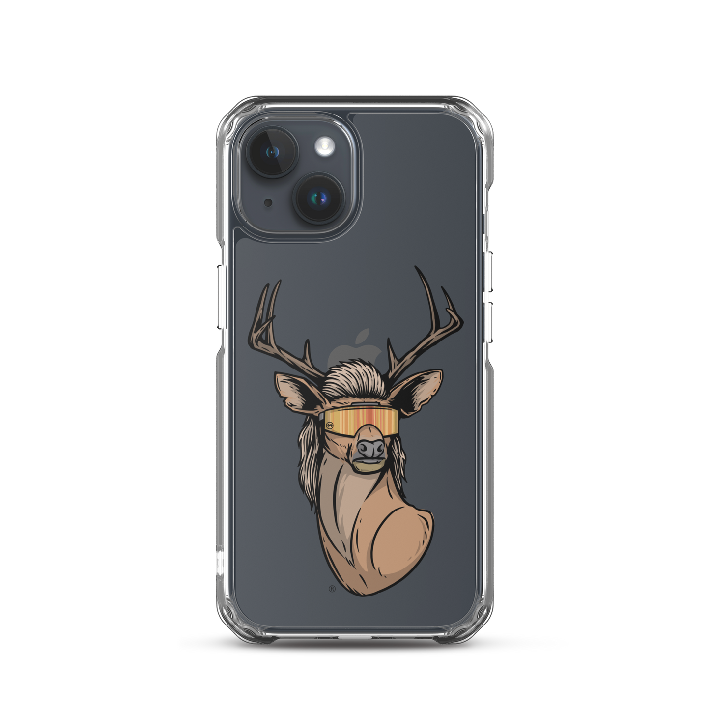 Deer Mullet 2.0 iPhone Case - Clear