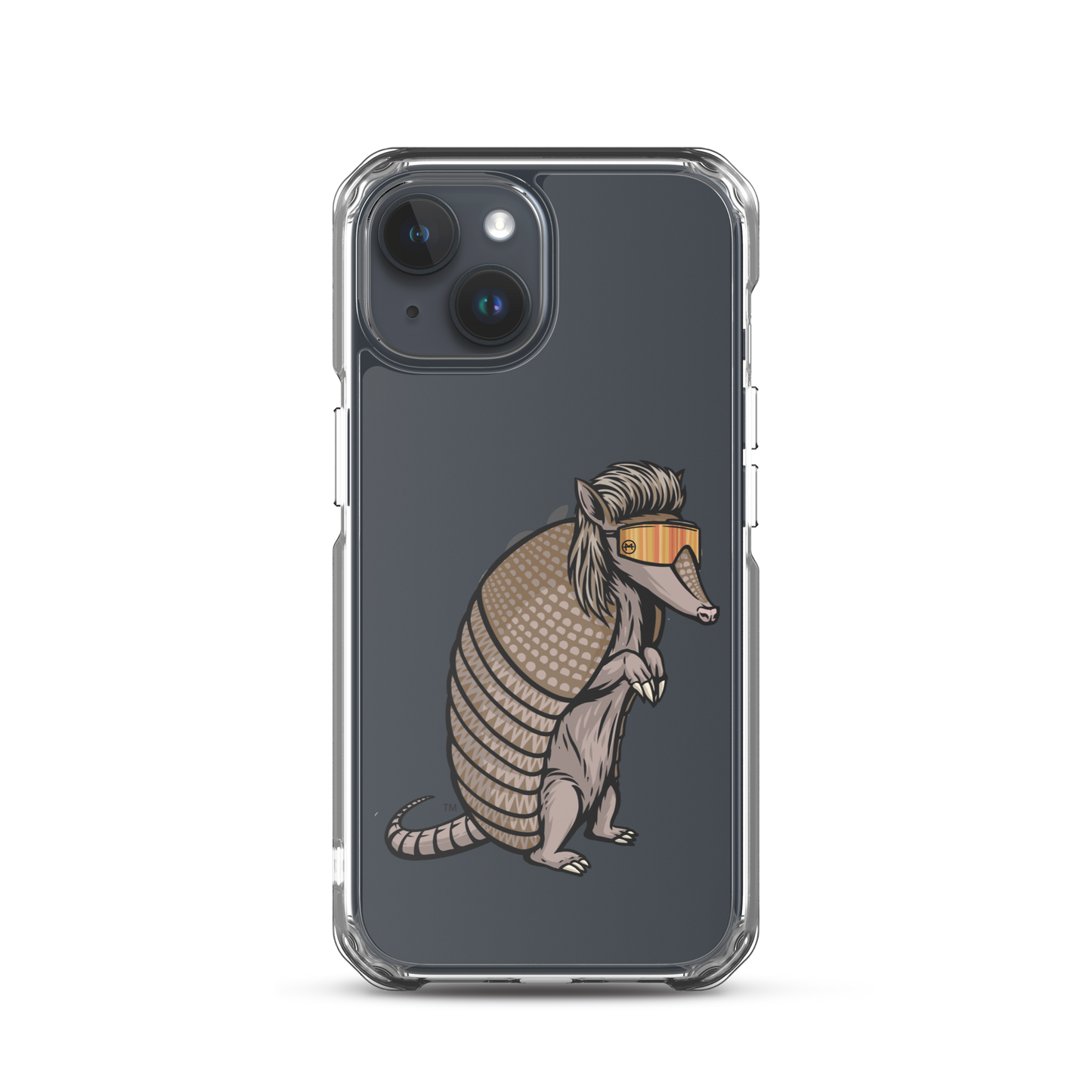 Armadillo Mullet iPhone Case - Clear