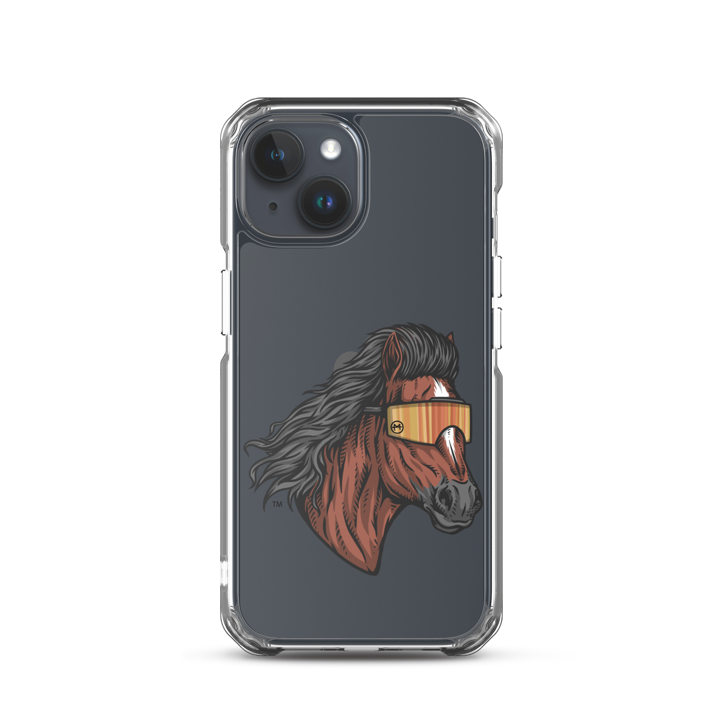 Horse Mullet iPhone Case - Clear