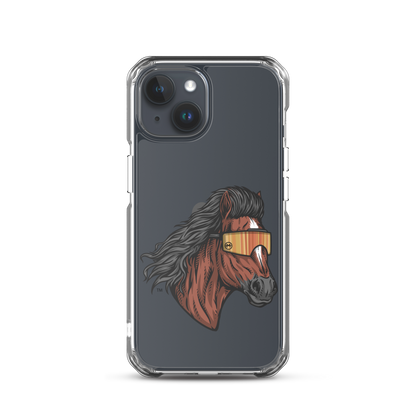 Horse Mullet iPhone Case - Clear