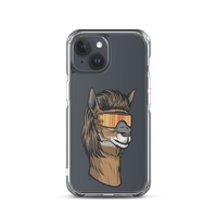 Llama Mullet iPhone Case - Clear