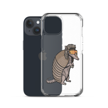 Armadillo Mullet iPhone Case - Clear