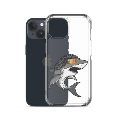 Shark Mullet iPhone Case - Clear