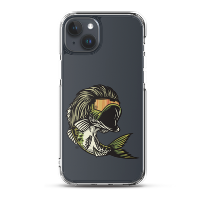 Bass Mullet iPhone Case - Clear