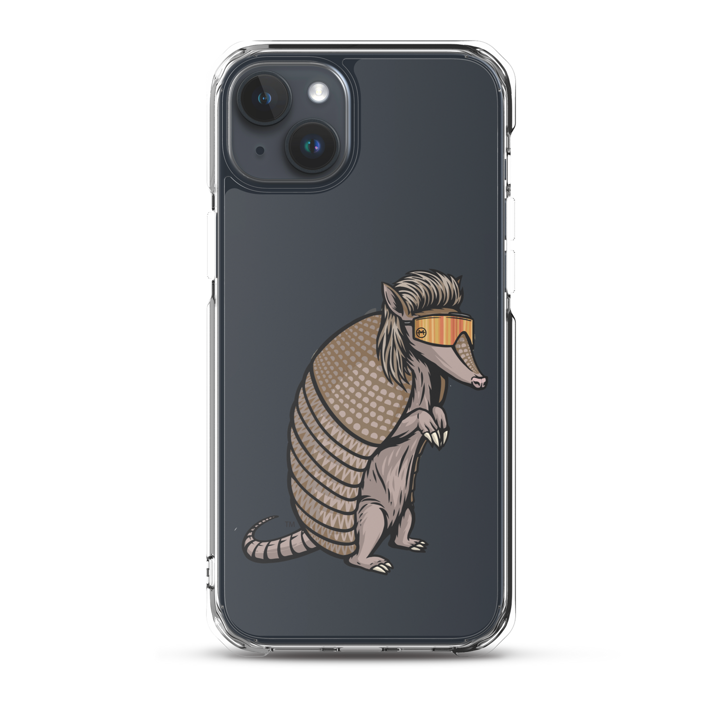 Armadillo Mullet iPhone Case - Clear
