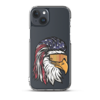 Eagle Mullet USA iPhone Case - Clear