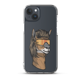 Llama Mullet iPhone Case - Clear