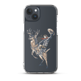 Deer Mullet Cowboy iPhone® Case - Clear