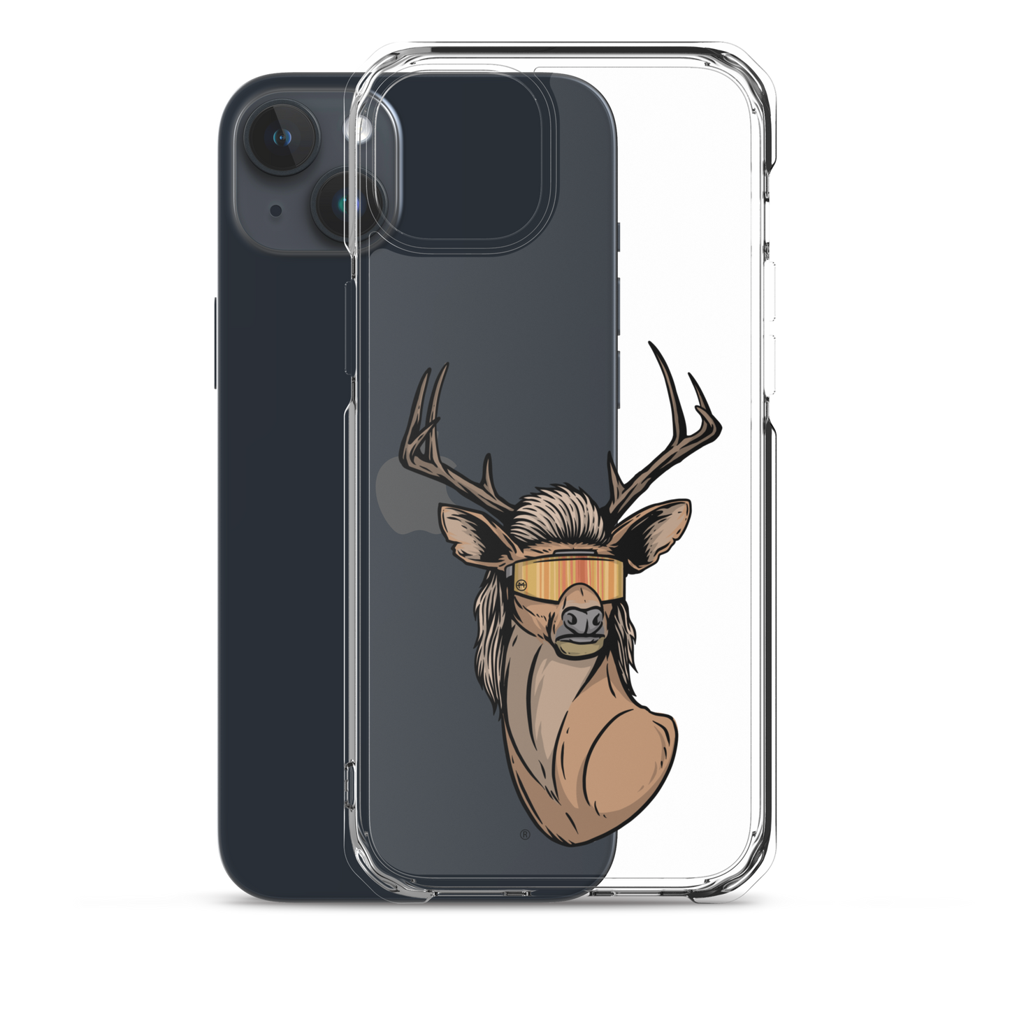 Deer Mullet 2.0 iPhone Case - Clear