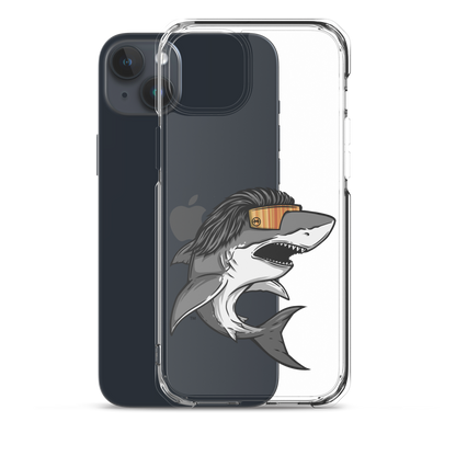 Shark Mullet iPhone Case - Clear
