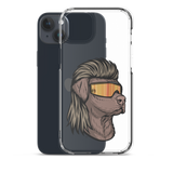 Chocolate Lab Mullet iPhone Case - Clear