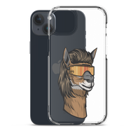 Llama Mullet iPhone Case - Clear