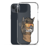 Llama Mullet iPhone Case - Clear