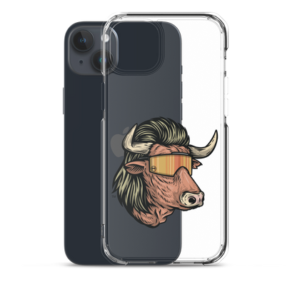 Bull Mullet iPhone Case - Clear