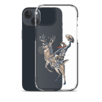 Deer Mullet Cowboy iPhone® Case - Clear