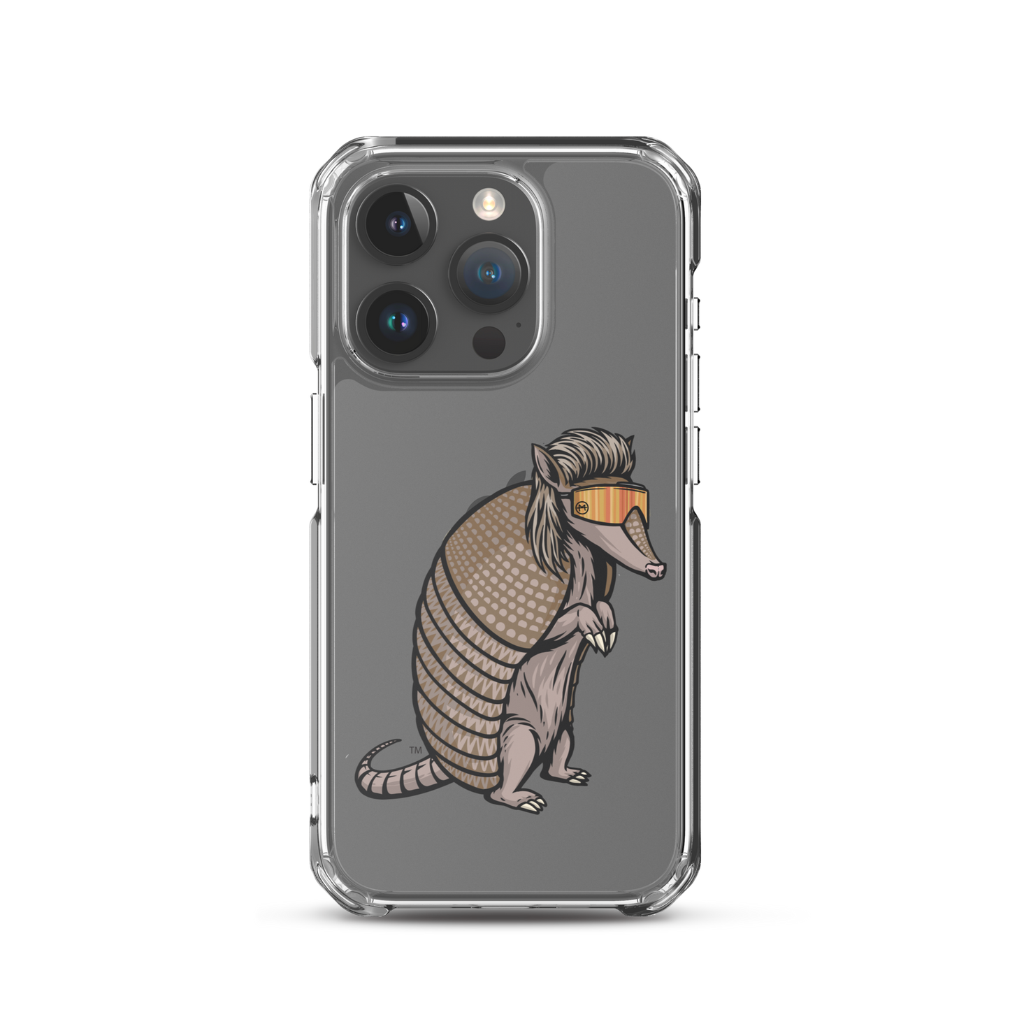 Armadillo Mullet iPhone Case - Clear