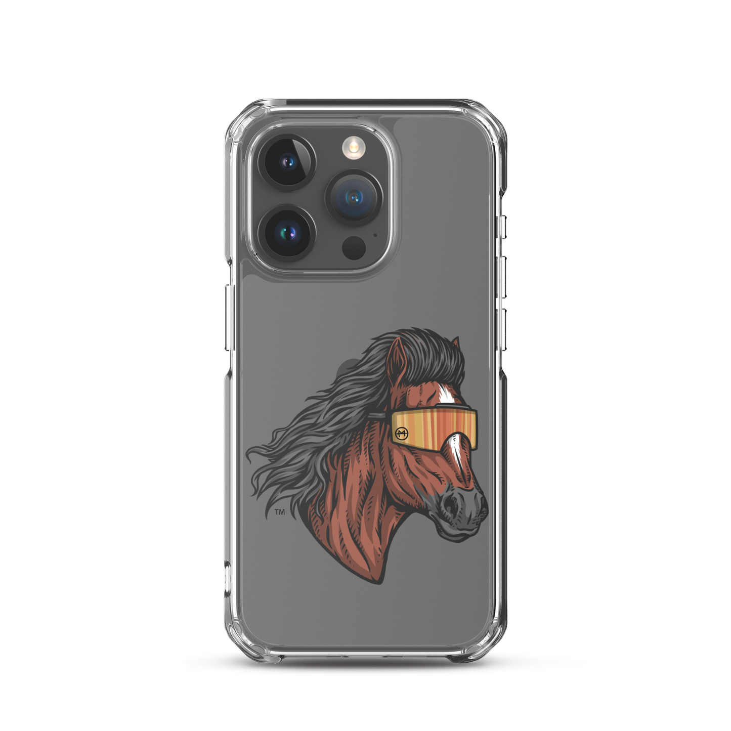 Horse Mullet iPhone Case - Clear