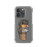 Llama Mullet iPhone Case - Clear