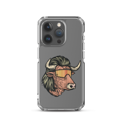 Bull Mullet iPhone Case - Clear