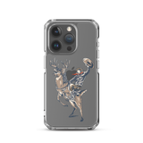 Deer Mullet Cowboy iPhone® Case - Clear