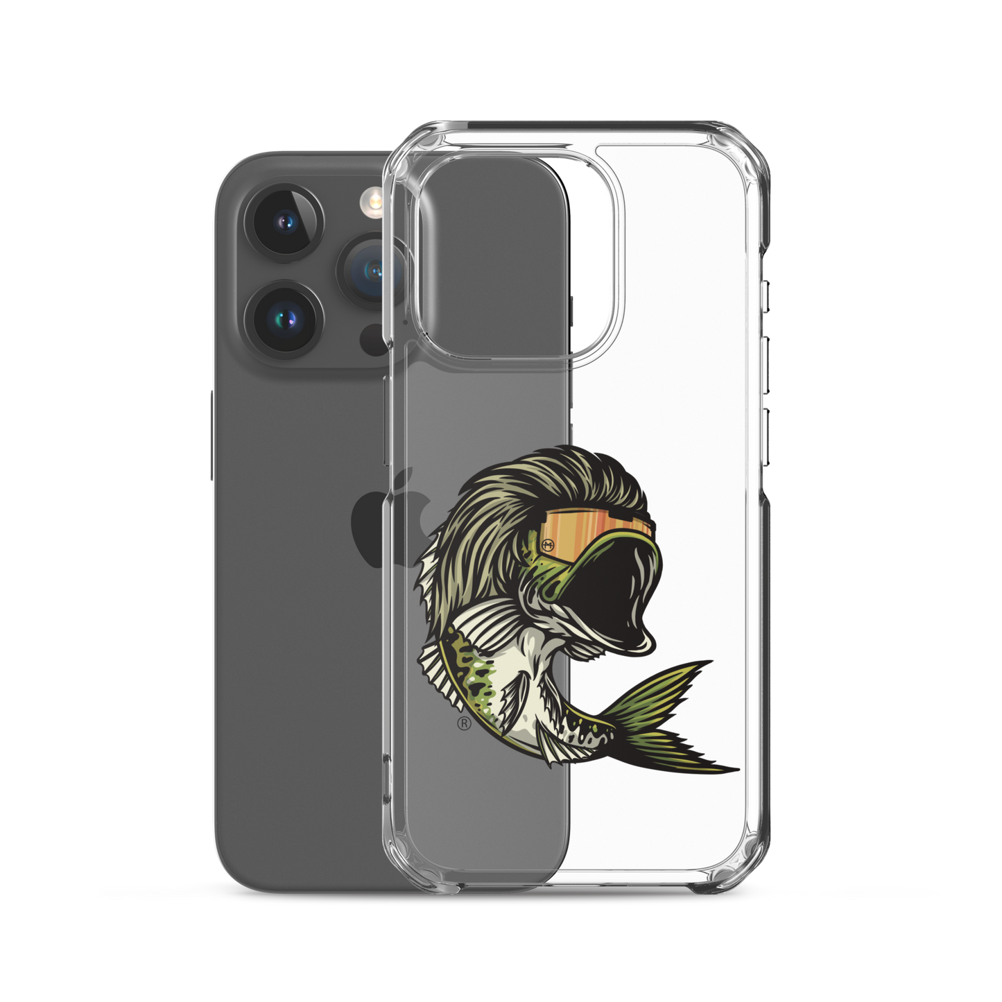 Bass Mullet iPhone Case - Clear