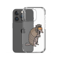 Armadillo Mullet iPhone Case - Clear