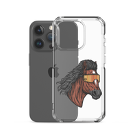 Horse Mullet iPhone Case - Clear