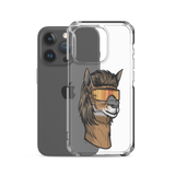 Llama Mullet iPhone Case - Clear