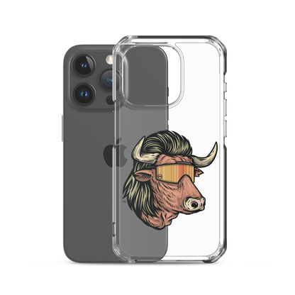 Bull Mullet iPhone Case - Clear