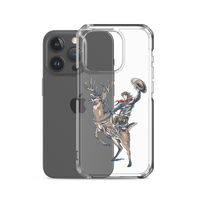 Deer Mullet Cowboy iPhone® Case - Clear