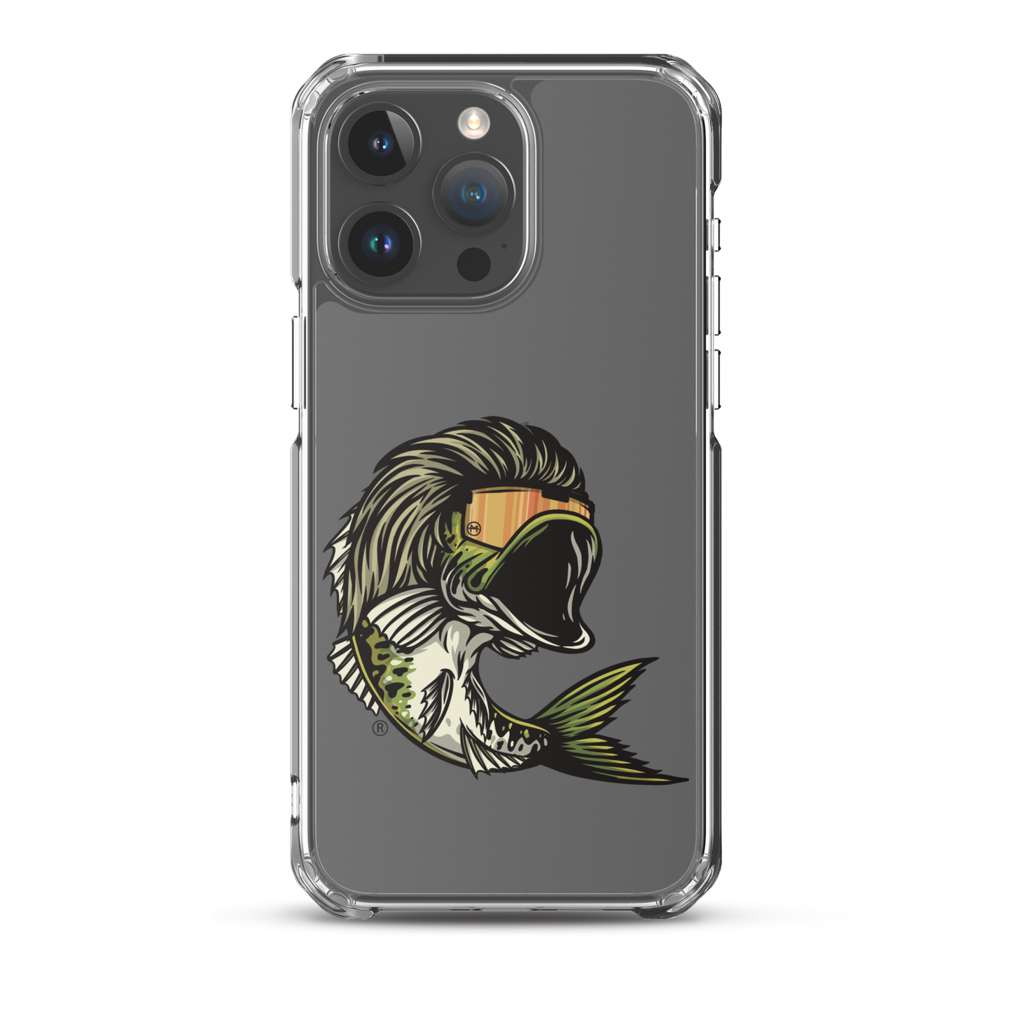 Bass Mullet iPhone Case - Clear