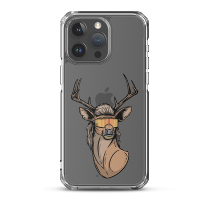 Deer Mullet 2.0 iPhone Case - Clear