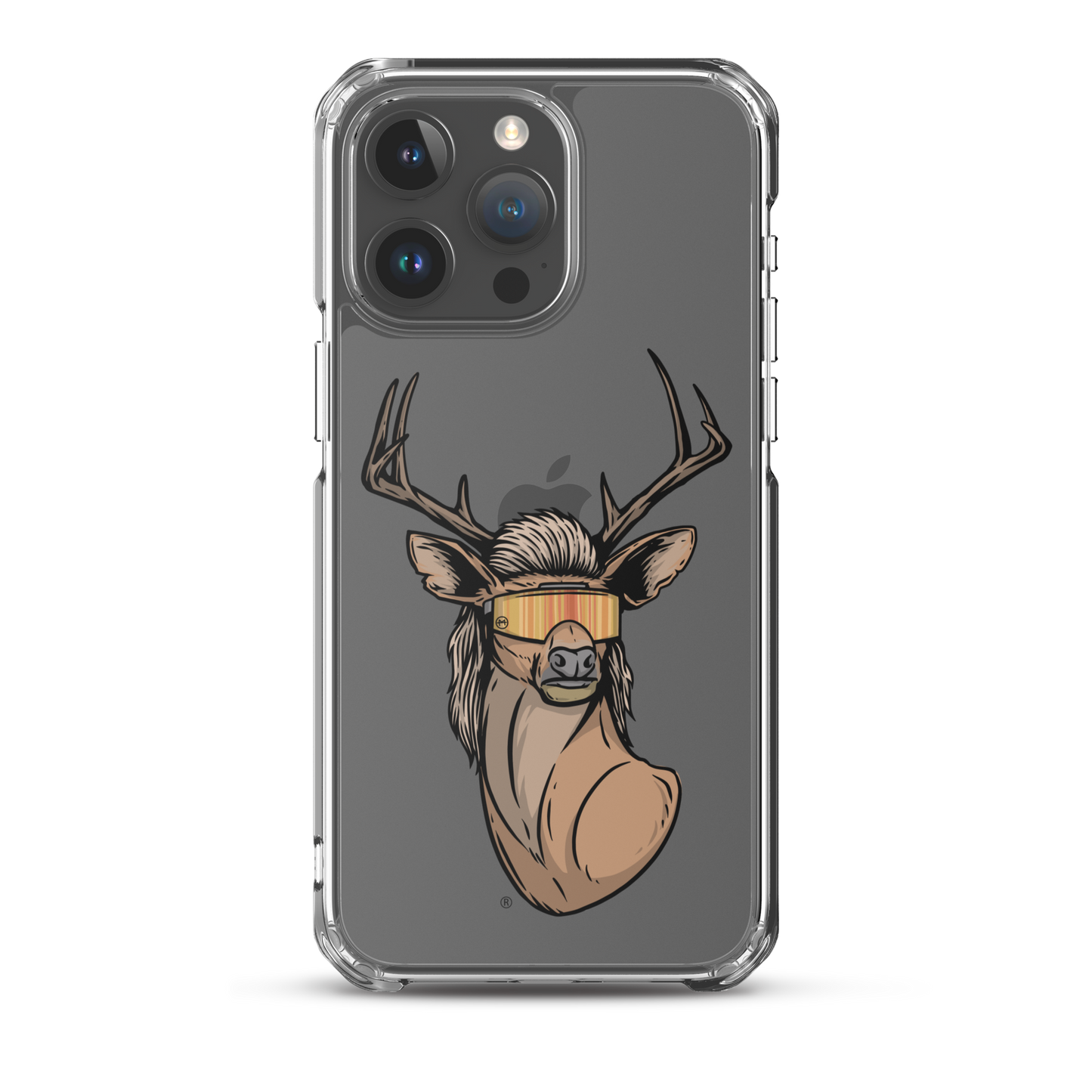 Deer Mullet 2.0 iPhone Case - Clear
