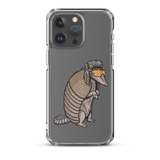 Armadillo Mullet iPhone Case - Clear