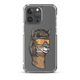 Llama Mullet iPhone Case - Clear