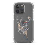 Deer Mullet Cowboy iPhone® Case - Clear