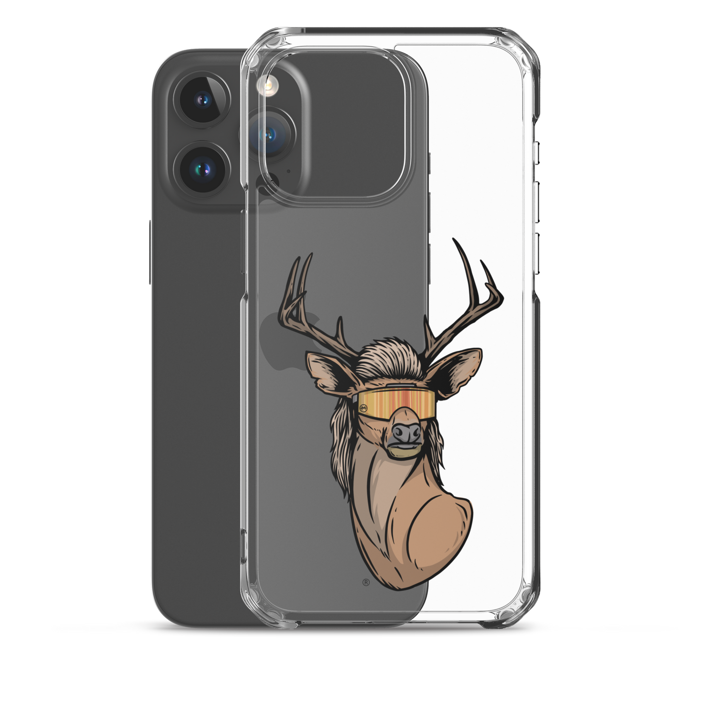 Deer Mullet 2.0 iPhone Case - Clear
