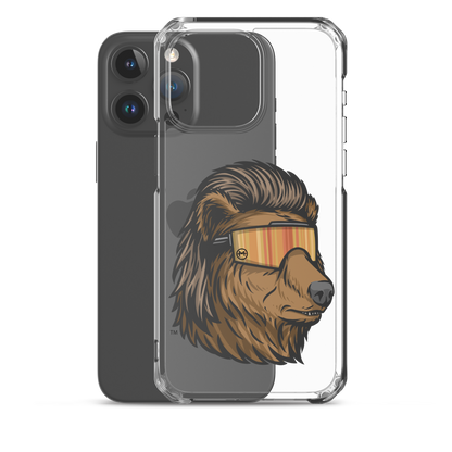 Bear Mullet iPhone Case - Clear